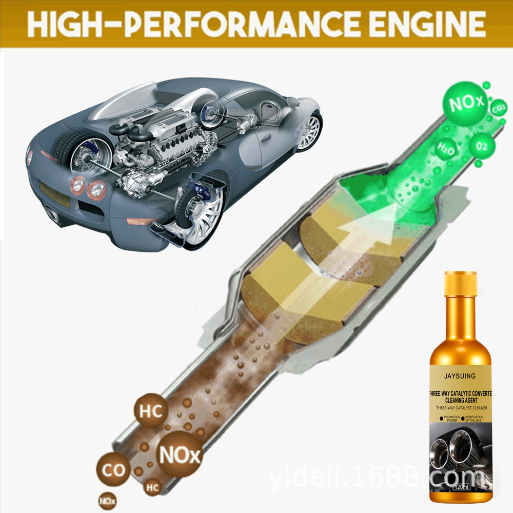 Jaysuing Automobile Catalytic Cleaning Agent Engine Internal DisassemblyFree Exhaust Cleaner Throttle Catalytic
