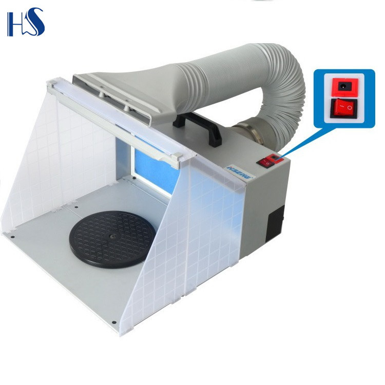 Haosheng Model Coloring Ventilating Fan Paint Seal Exhaust Exhaust Fan Mist Absorber Paint Box Workbench