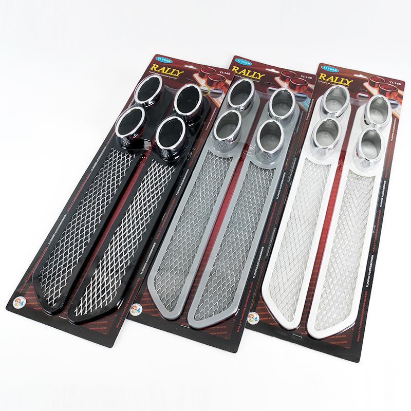 Vent for Decoration Car Tail Fake Vent Exhaust Cylinder Modified Fake Air Outlet Simulation Air Outlet Pair Whole