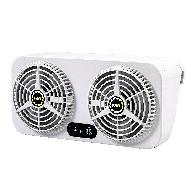 Summer New USB Interface Car Cooler Car Ventilating Fan Air Circulation Smoke Exhaust Fan Car Ventilator