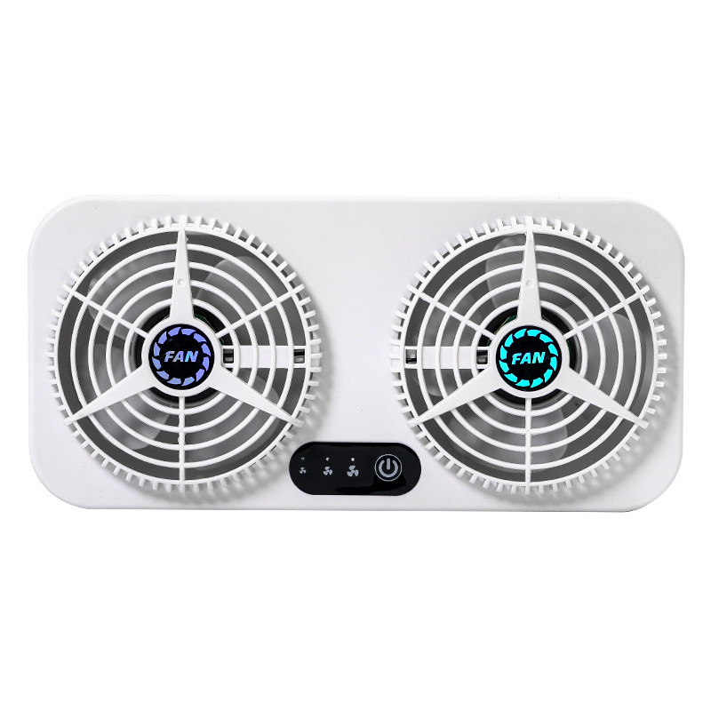 Summer New USB Interface Car Cooler Car Ventilating Fan Air Circulation Smoke Exhaust Fan Car Ventilator