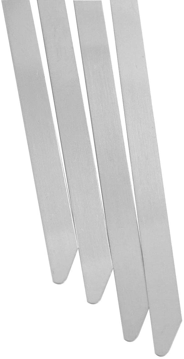 304 Stainless Steel 12-Inch Zipper Tie Exhaust Heat Winding Multi-Purpose Self-Locking Cable Metal Zipper Ribbon