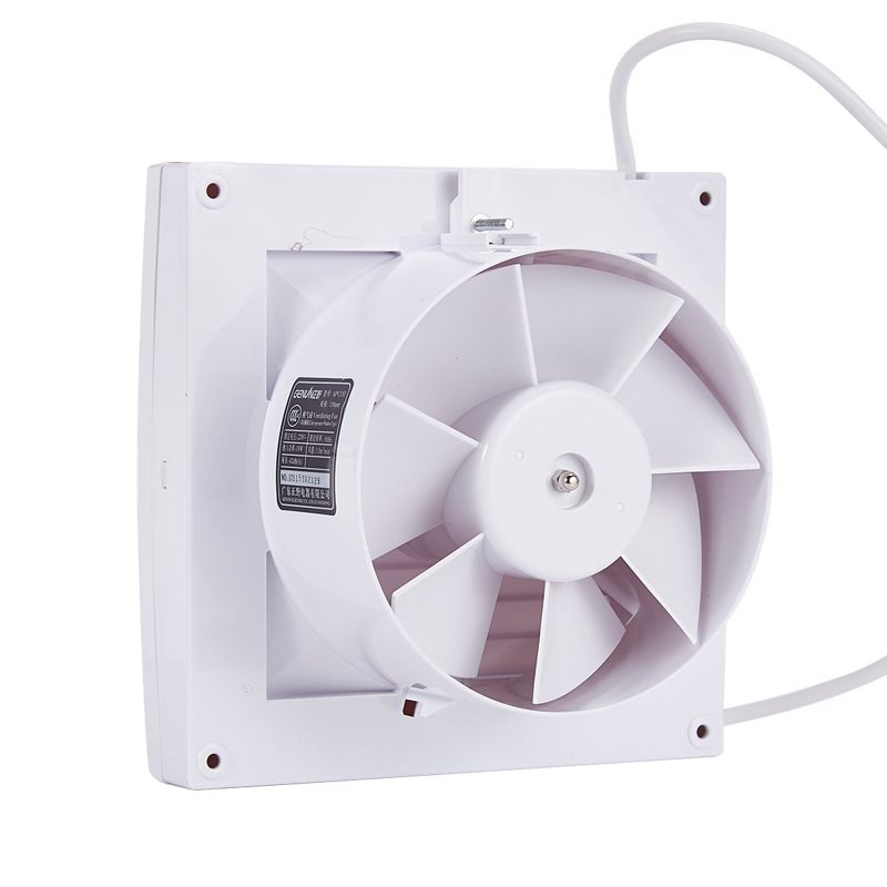 Zhengye Exhaust Fan 6-Inch Kitchen Bathroom Wall Glass round Hole Ventilation Fan Air Pressure Type 160 Pipe Apc15e