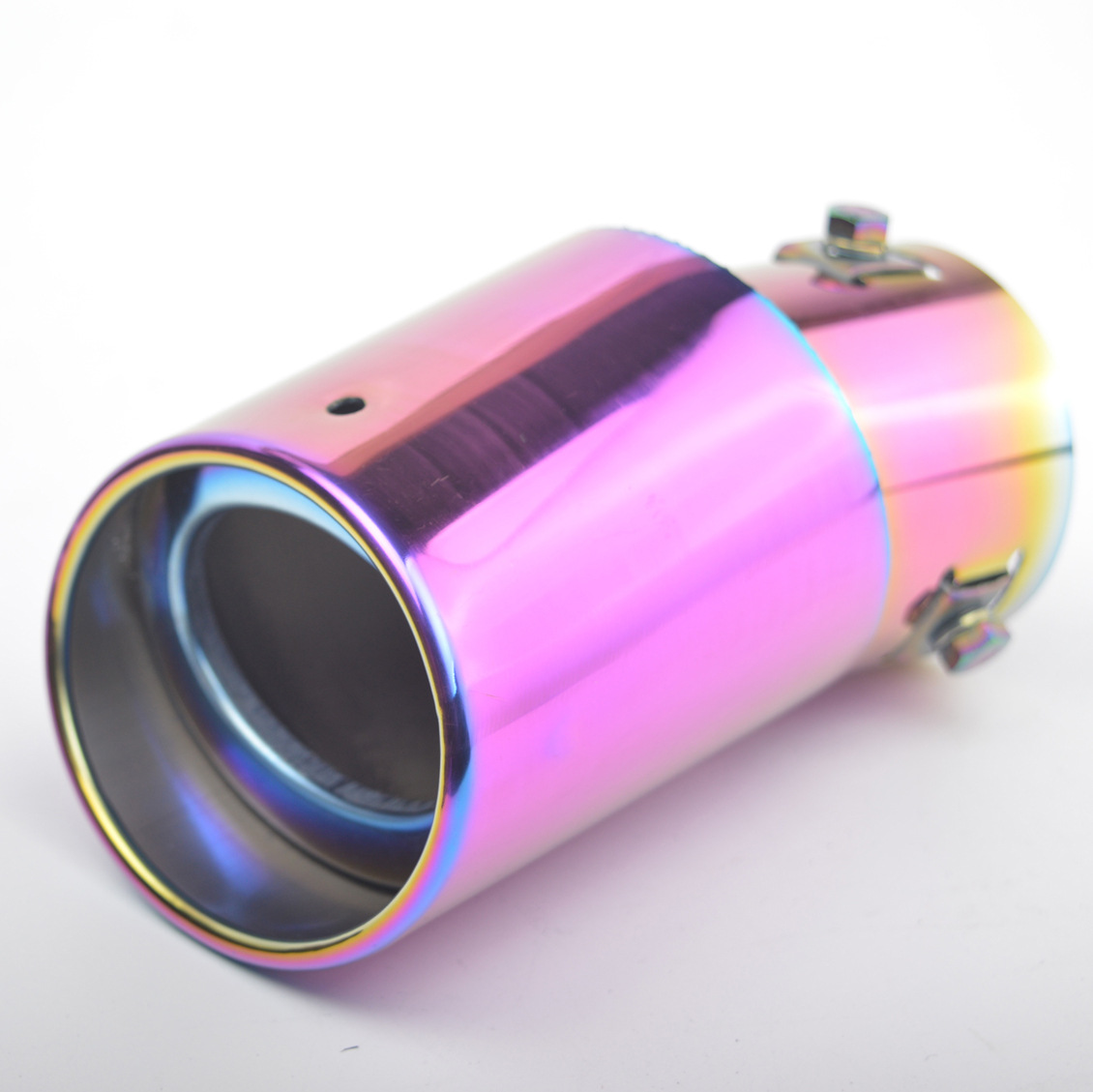 Distribution Plating Color Small Universal Bend Car Exhaust Pipe Thickened Stainless Steel Silencer Exhaust Pipe Cover