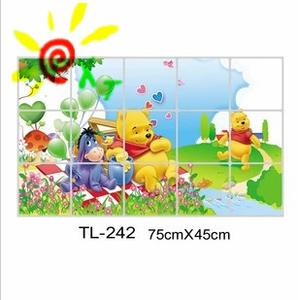 XT-1590 heat resistant and easy to take care of the kitchen stove exhaust hood kitchen off oil-proof stickers for naughty bear