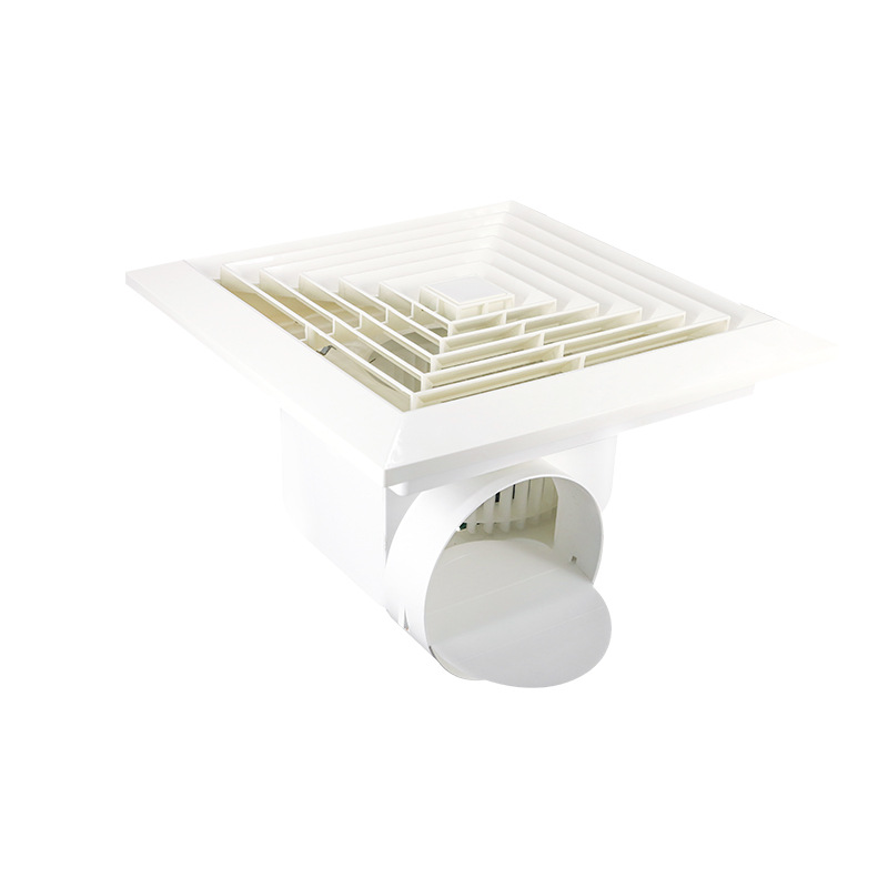 Factory Wholesale Bathroom Kitchen Ceiling Embedded Exhaust Fan PVC Board Plaster Ceiling Ceiling Vent-Type Ventilating Fan