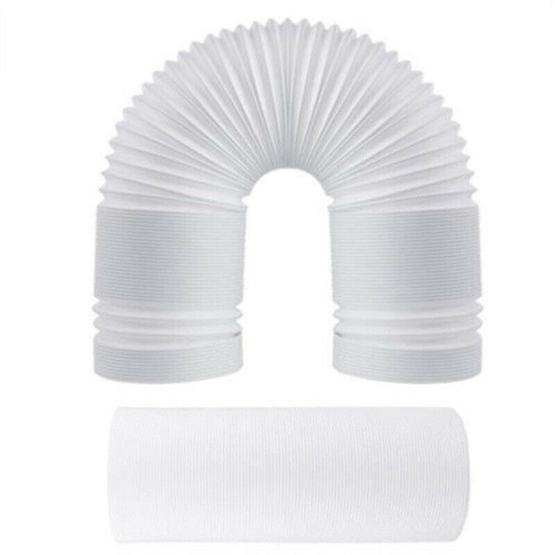 Hose Mobile Air Conditioning Exhaust Pipe Telescopic Heat Exhausting Tube Exhaust Ventilation Thickening with Steel Wire