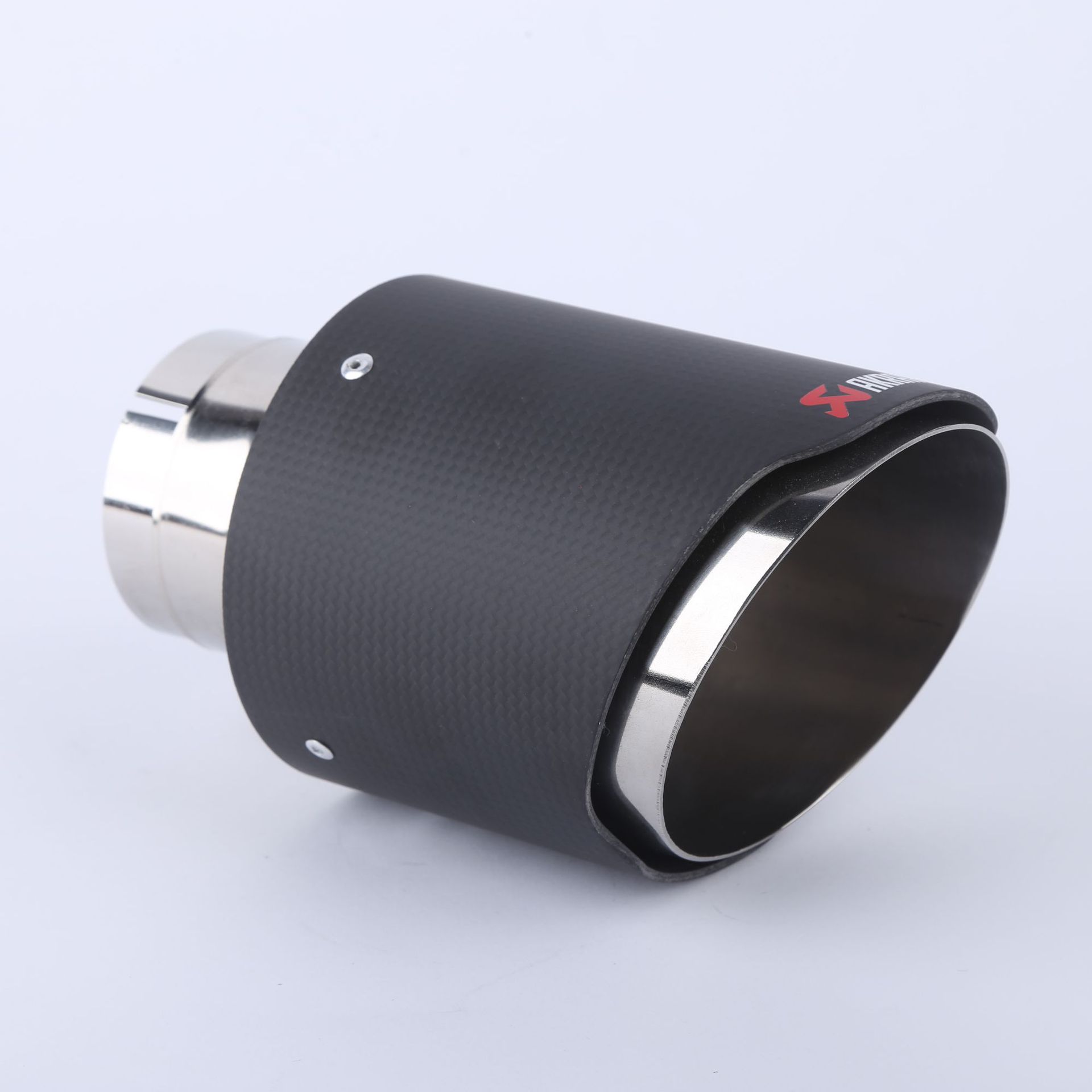 General Motors Scorpio AK Carbon Fiber Dimension 63101 Straight Edge Tail Throat Exhaust Pipe Silencer