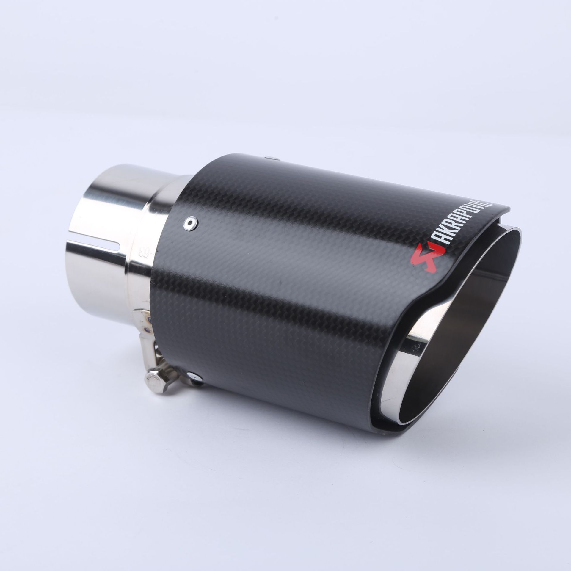 General Motors Scorpio AK Carbon Fiber Dimension 63101 Straight Edge Tail Throat Exhaust Pipe Silencer