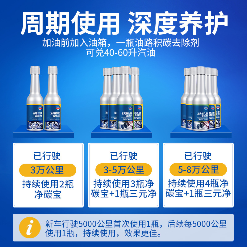 Goodway Gasoline Additive Whole Automobile Oil Circuit RemovalFree Carbon Cleaning Agent Exhaust Cleaning Fuel Saving