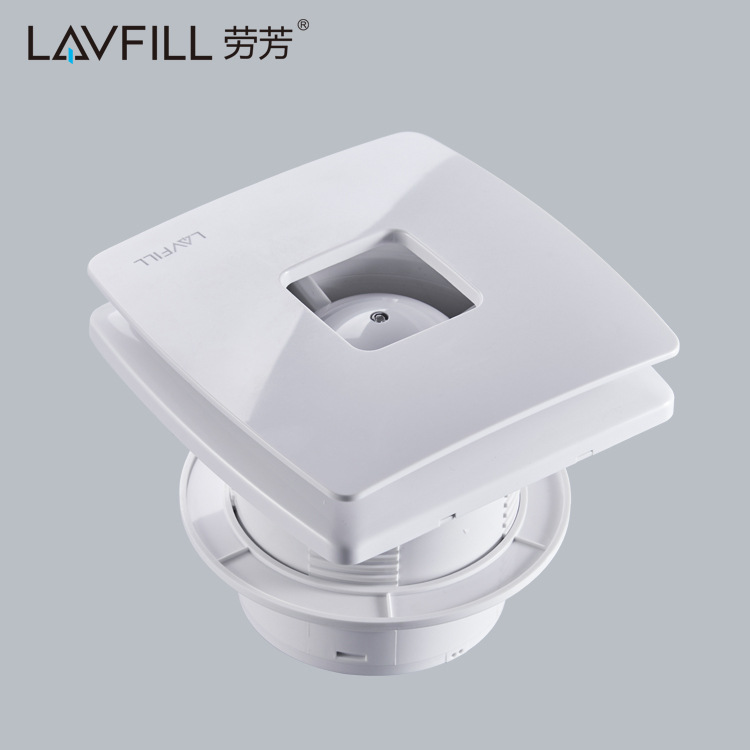 Lavfill Laofang New Exhaust Fan Bedroom Bathroom Glass Window 4-Inch Exhaust Fan Bathroom Mute Ventilator