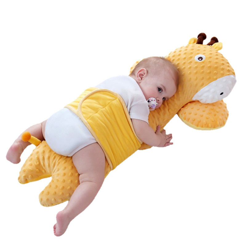 Hot Selling Popular Newborn Exhaust Pillow Baby Soothing Pillow Big White Geese Climbing and Sleeping Aircraft Pillow Spot One Piece Dropshipping