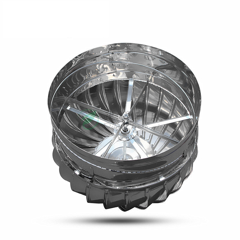 304 Stainless Steel Unpowered Cowl Unpowered Roof Fan Ventilating Fan Exhaust Fan Rainproof Insect Proof Ventilator