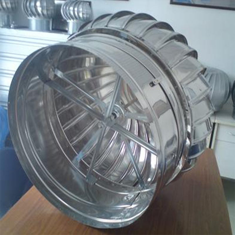304 Stainless Steel Unpowered Cowl Unpowered Roof Fan Ventilating Fan Exhaust Fan Rainproof Insect Proof Ventilator