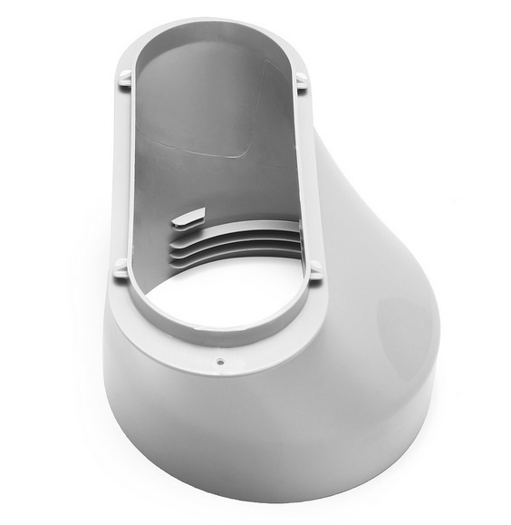 Bezel Suitable for Straight Diameter 13cm Exhaust Pipe Sliding Window Windshield Seal Adjustable Telescopic Baffle
