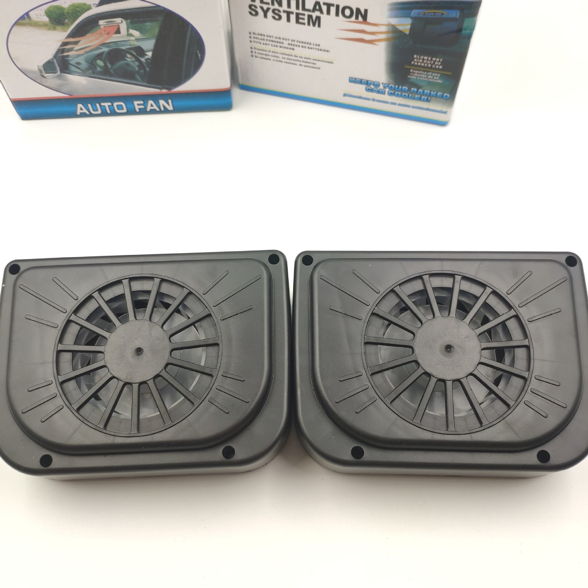 Solar Ventilator Car Ventilation Auto Fan Car Exhaust Fan Small Radiator Ventilating Fan Cooling