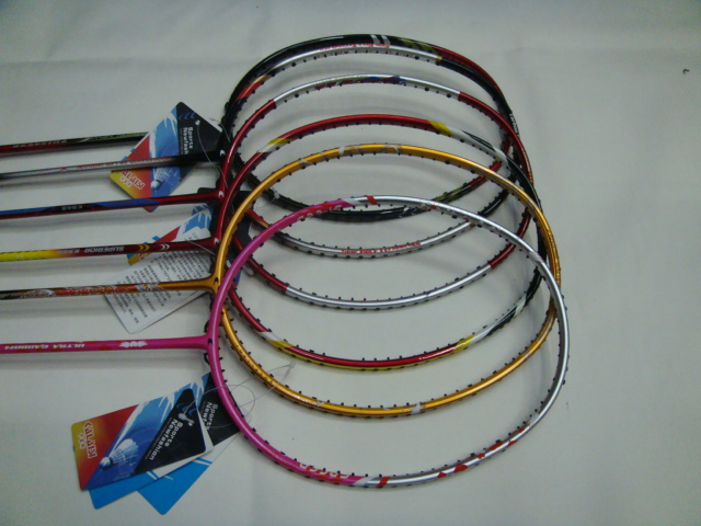 Sports badminton rackets full carbon paddle carbon fiber exhaust factory direct brand belt line
