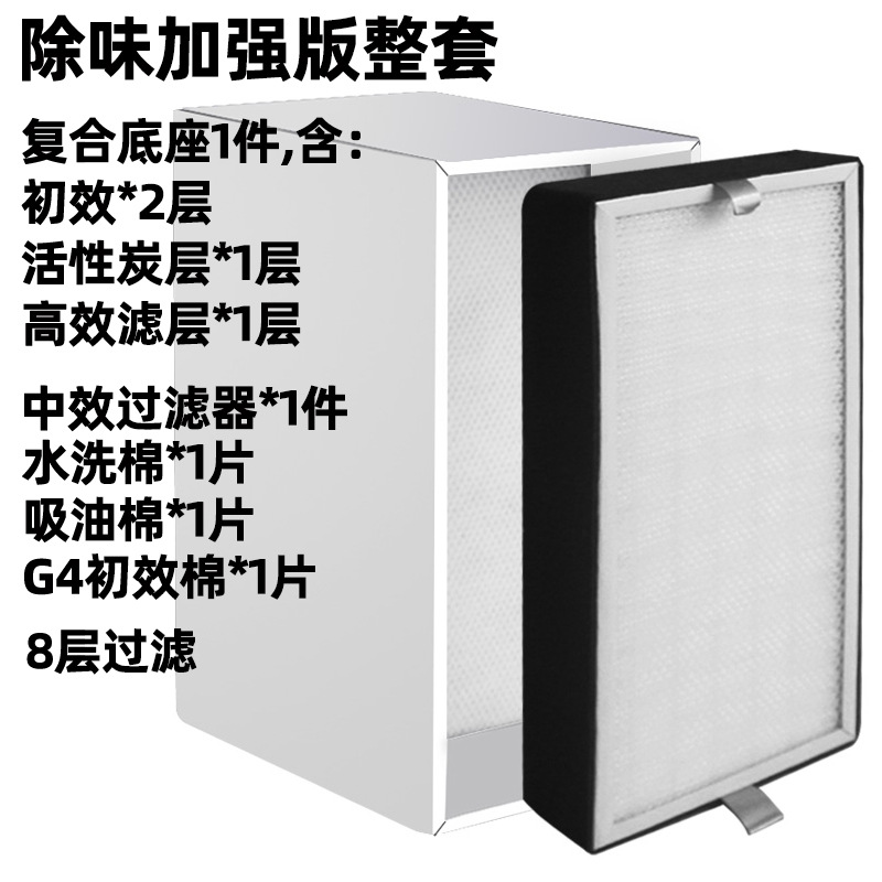 Activated Carbon Filter Screen Soldering Tin Initial Effect Medium Effect Washed Cotton Smoke Exhaust Filter Element