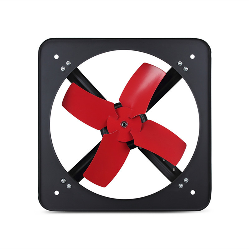 Ventilator 10.12.14.16-Inch Industrial Square Ventilator Iron Wall Hanging Exhaust Fan Smoking Aluminum Motor