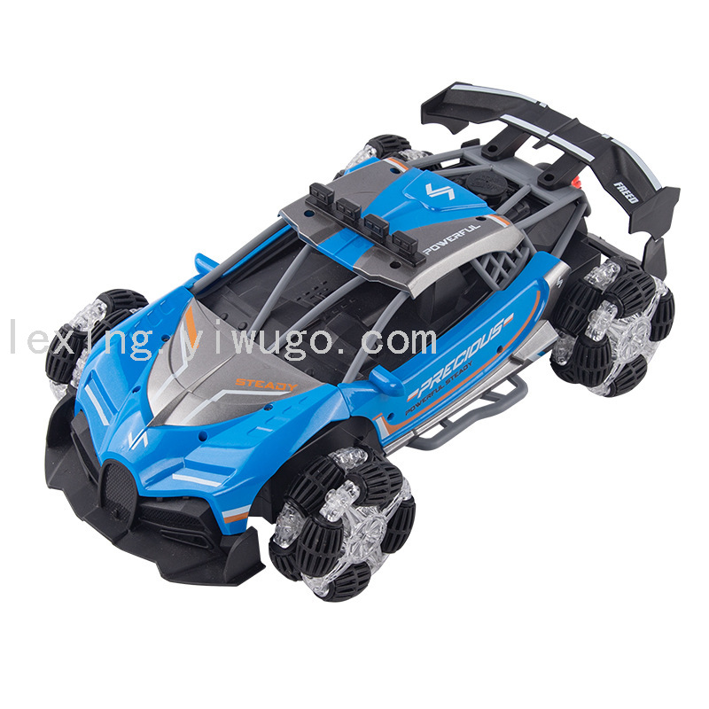 New Product 1: 12usb Charging Simulation Nitrogen Exhaust Light 2.4G Stunt Spray Four-Wheel Drive Control Racing Car