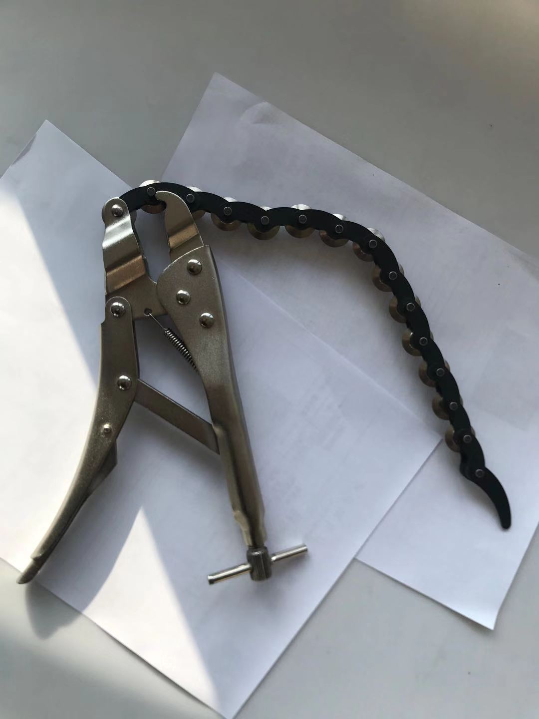 Factory Direct Sales New Pipe Cutter Vise Grips-Type Channel Cutting Car Exhaust Auto Repair Filter Wrench Tool
