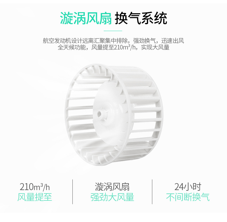 12-Inch Ceiling Ventilator Ventilating Fan Hotel Exhaust Fan Ceiling Pipe Exhaust Fan Integrated Ceiling