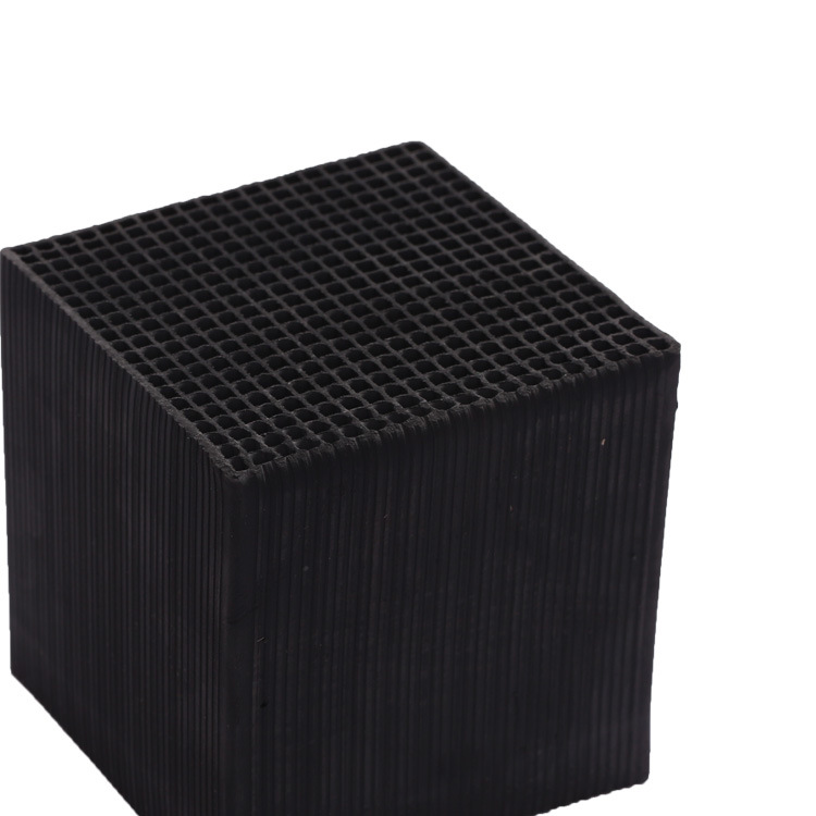 Wholesale Chemical Factory Lampblack Exhaust Gas Adsorption Odor Removal Desulfurization Purification Equipment Honeycomb Block Activated Carbon
