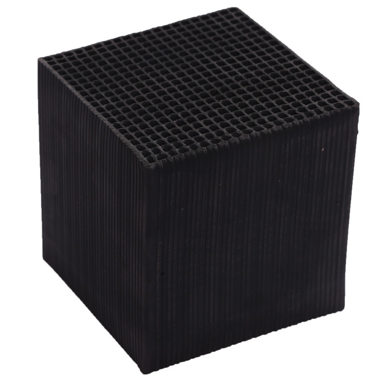 Wholesale Chemical Factory Lampblack Exhaust Gas Adsorption Odor Removal Desulfurization Purification Equipment Honeycomb Block Activated Carbon