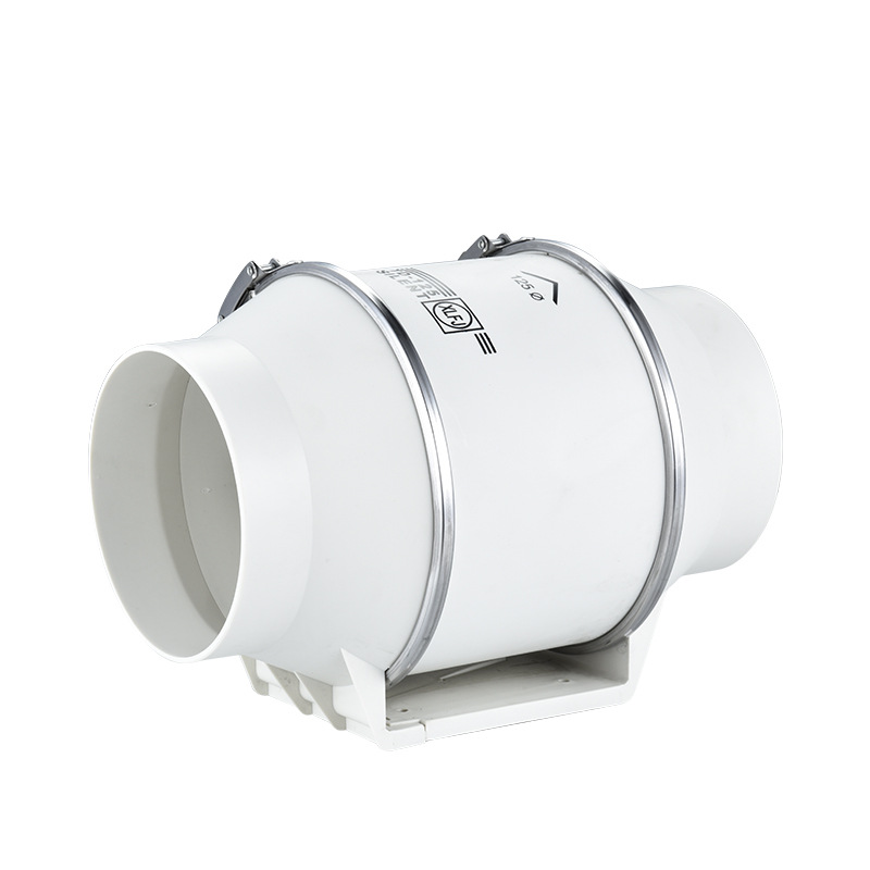 Round Pipeline Blower 4-Inch 5-Inch 6-Inch 8-Inch Strong Mute Kitchen Fume Exhaust Fan Bathroom Exhaust Fan