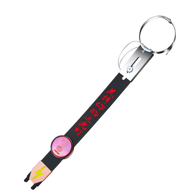 Reflective Rubber Electrostatic Eliminator Car Exhaust Pipe Mop Four Seasons Static Belt Eliminate Static Electricity