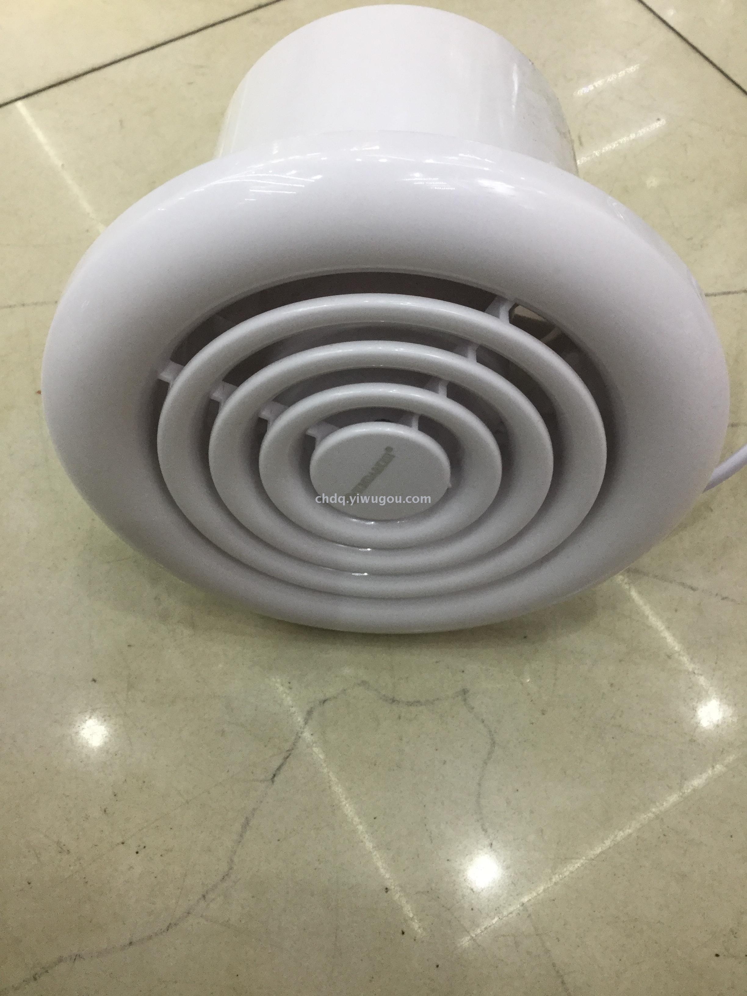 Ultra-quiet exhaust fan ventilation fan book room 15CM round hole wall window quiet ventilation