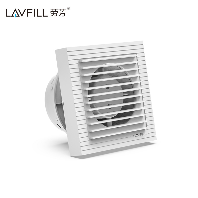 Lavfill Laofang Hotel Ventilator 5-Inch Square Mute Exhaust Fan Bedroom Study Glass Window Ventilation