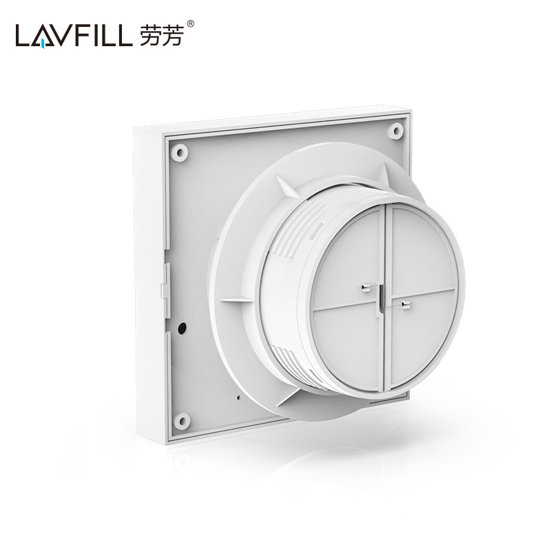 Lavfill Laofang Hotel Ventilator 5-Inch Square Mute Exhaust Fan Bedroom Study Glass Window Ventilation