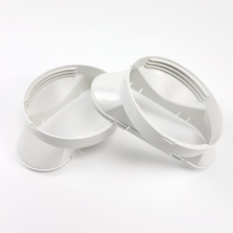Pipe Heat Exhausting Tube Flat Nozzle Interface Straight Diameter 130mm150mm Air Conditioning Pipe Outlet Accessories