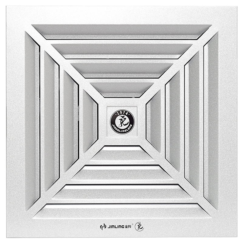 Jinling Integrated Exhaust Fan 300 X300 Aluminum Gusset Ceiling Mute Ceiling Vent-Type Ventilating Fan BPT10-22-1D