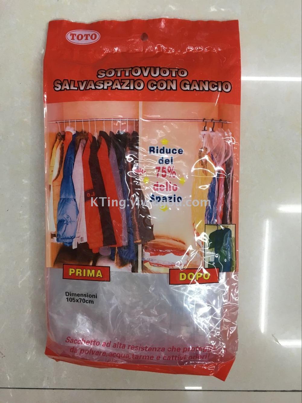 Hanging clothes compressed transparent bag bags large padded down the exhaust vacuum bags, clothes bags