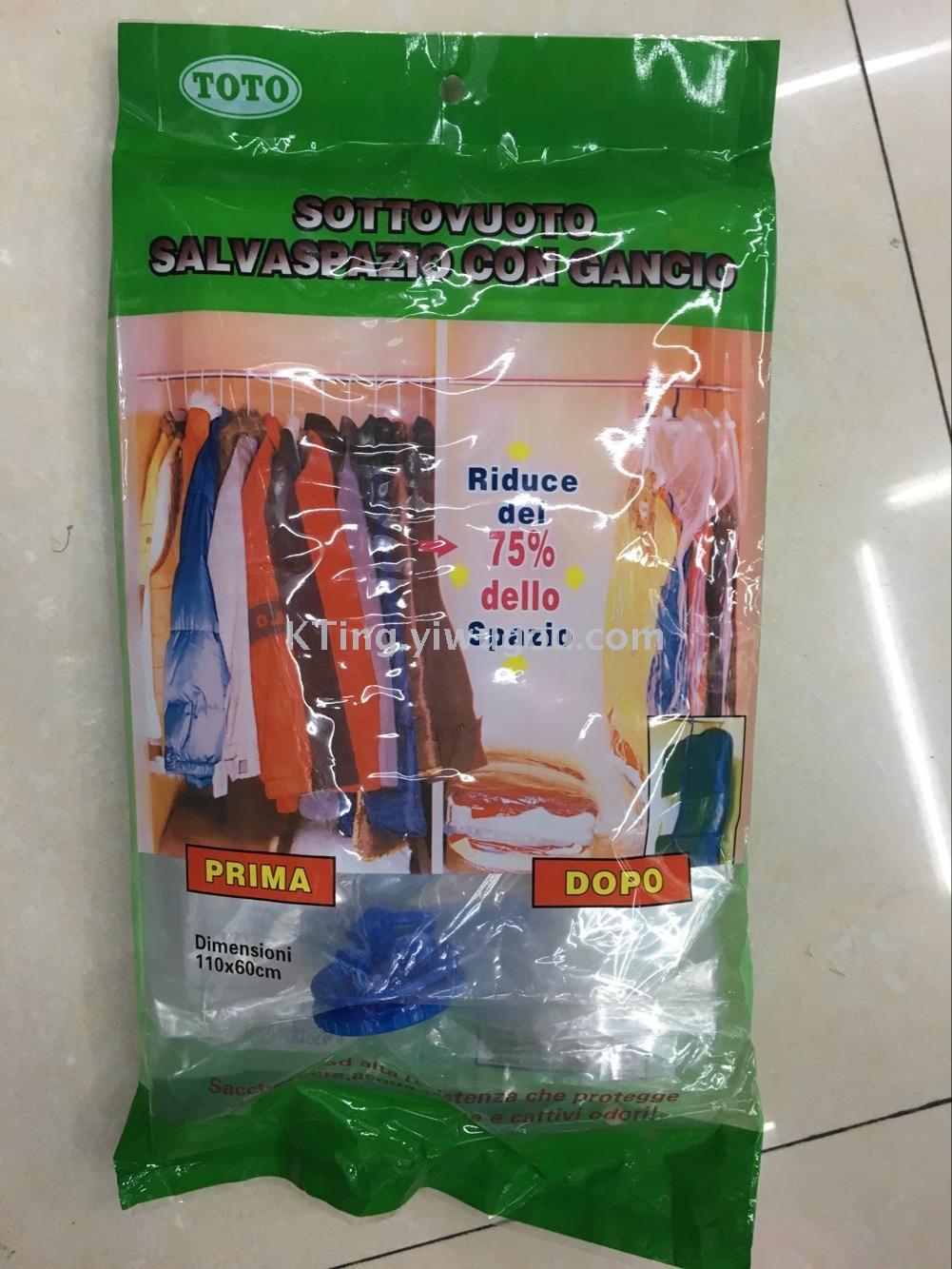 Hanging clothes compressed transparent bag bags large padded down the exhaust vacuum bags, clothes bags