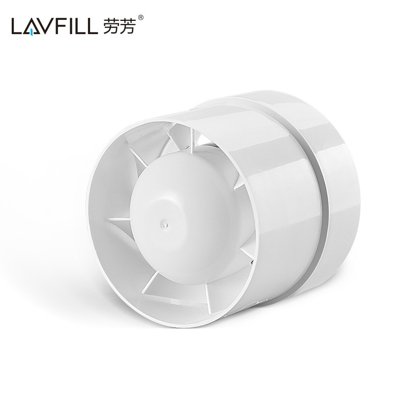 Laofang Pipe Pfpressurization Fan 4Inch Exhaust Fan Moxibustion Hotel Engineering Exhaust Fan Mute Household Exhaust Fan