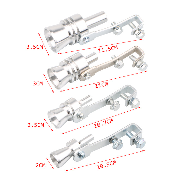 Car Modification Turbine Whistle Exhaust Pipe Acoustic Generator Sound Imitation Device Turbine Exhaust Gas Sound 