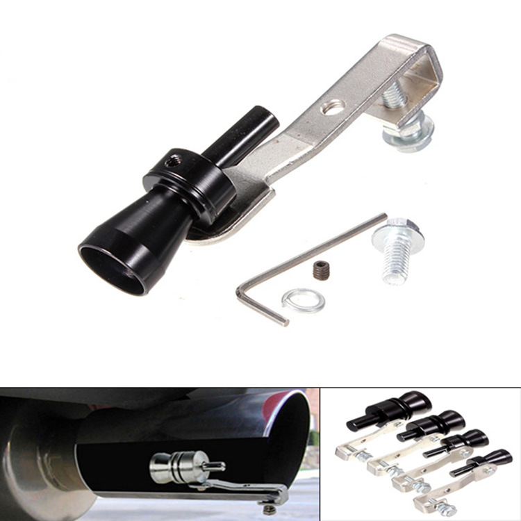 Car Modification Turbine Whistle Exhaust Pipe Acoustic Generator Sound Imitation Device Turbine Exhaust Gas Sound 