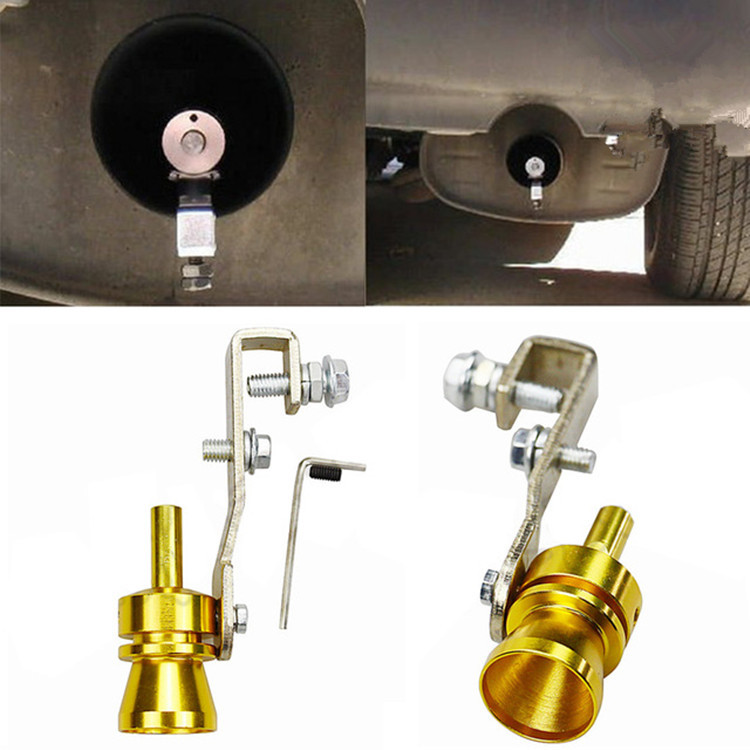 Car Modification Turbine Whistle Exhaust Pipe Acoustic Generator Sound Imitation Device Turbine Exhaust Gas Sound 