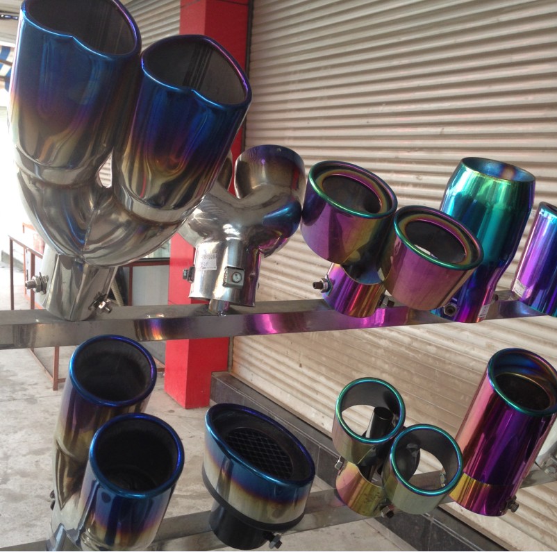 Exhaust pipe exhaust pipe car tail gas cylinder