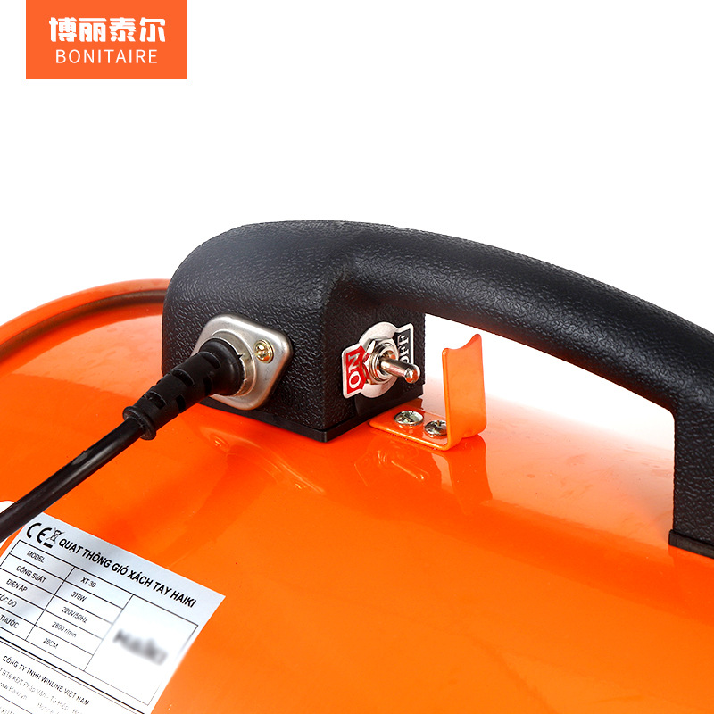 Portable Axial Flow Fan Industrial Ventilating Fan Strong Exhaust Fan Portable Blower Tunnel Exhaust Fan