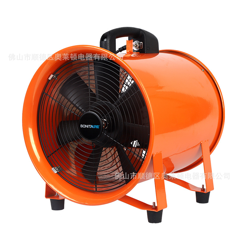 Portable Axial Flow Fan Industrial Ventilating Fan Strong Exhaust Fan Portable Blower Tunnel Exhaust Fan