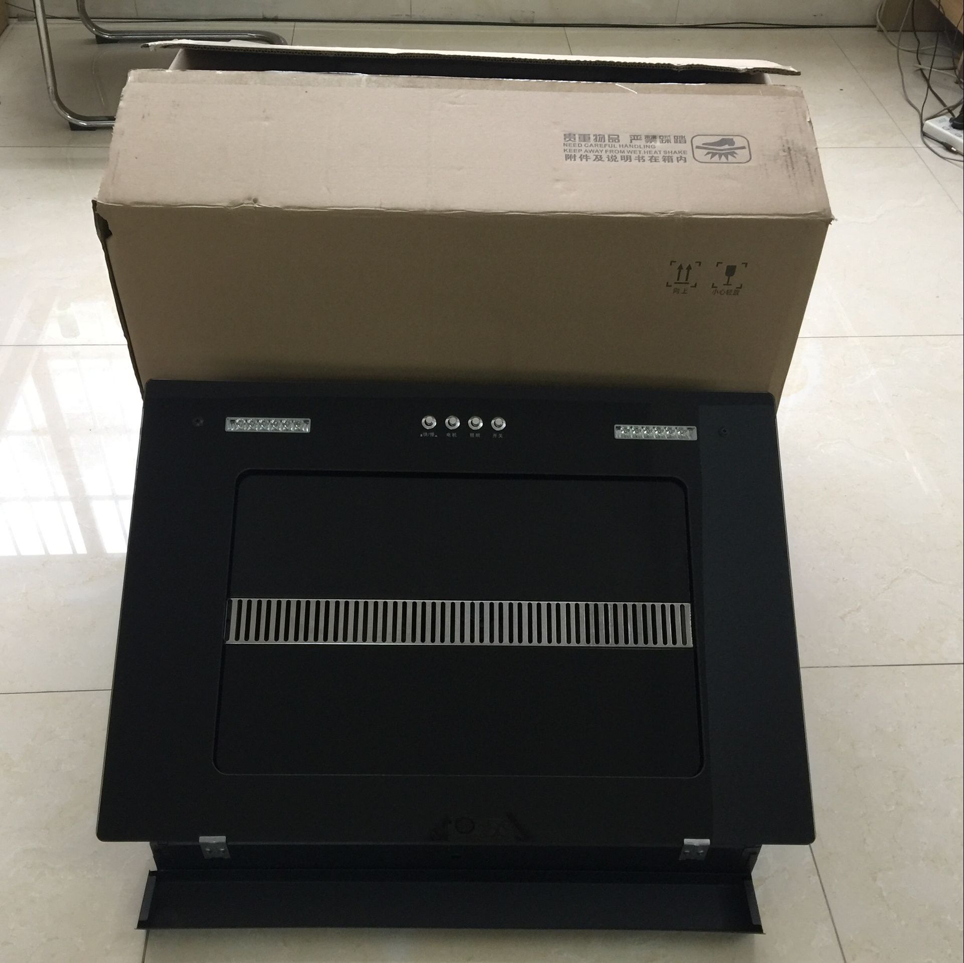 Factory Wholesale Household Apartment Rental Housing Project Kitchen Ventilator European Style Side-Suction Type Exhaust Hood Sales Review Point