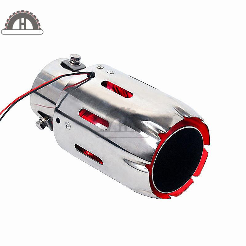 Automotive modified LED exhaust pipe light tailpipe lamp general modified stainless steel high temperature resistance