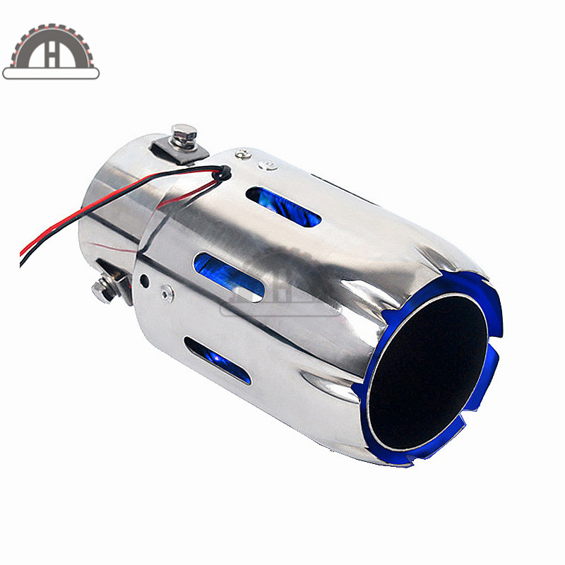 Automotive modified LED exhaust pipe light tailpipe lamp general modified stainless steel high temperature resistance