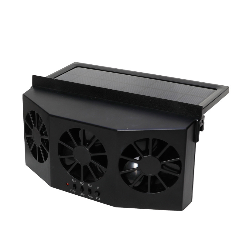 Manufacturers Supply ABS Material Car Ventilator Exhaust Fan Cooler Solar Car Radiator