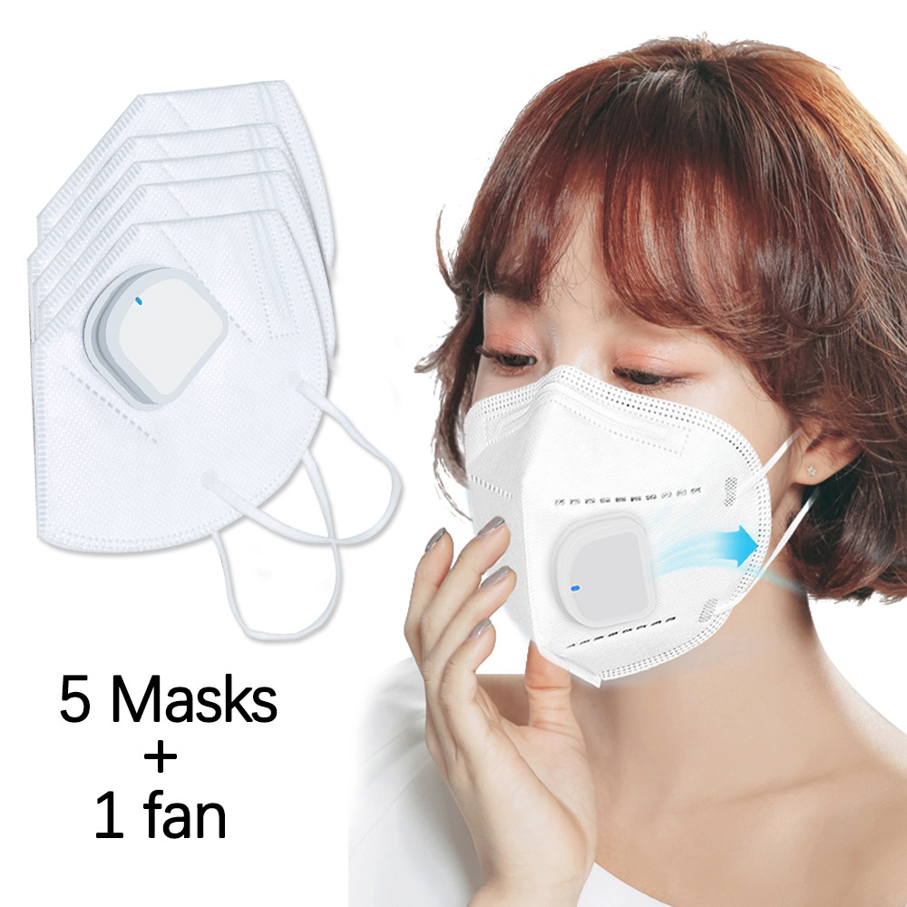 Intelligent Electric Mask Exhaust Defogging with Fan Anti-Haze Dustproof Industrial Respiratory Protective Mask Fresh Air Mask