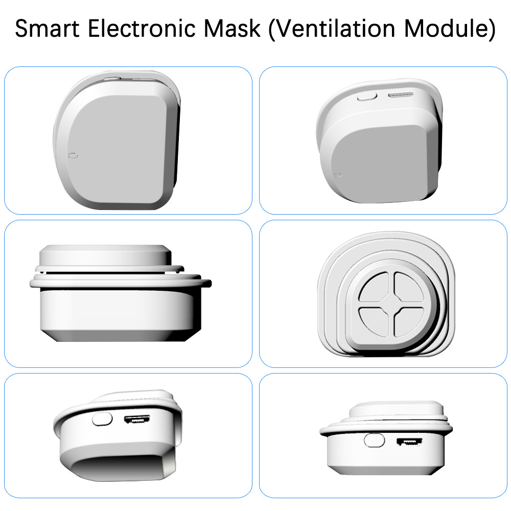 Intelligent Electric Mask Exhaust Defogging with Fan Anti-Haze Dustproof Industrial Respiratory Protective Mask Fresh Air Mask